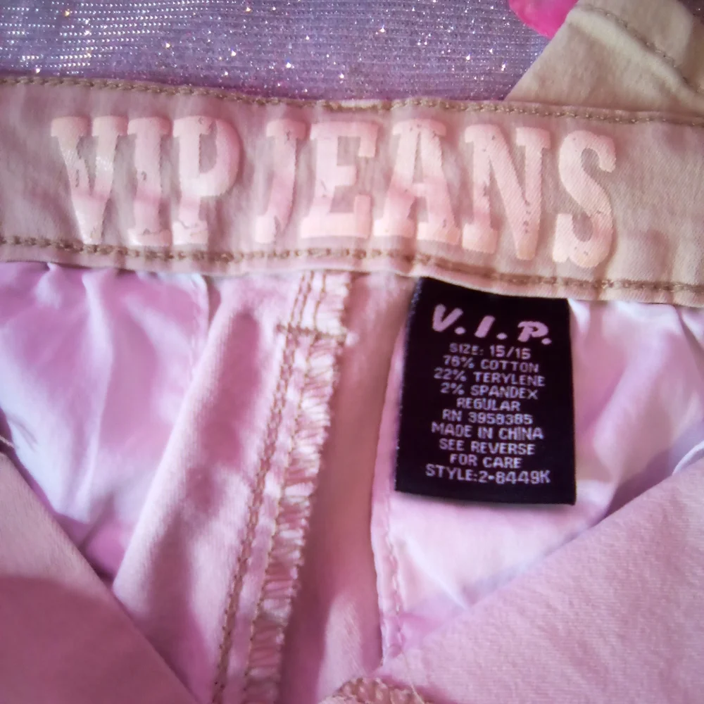 #053👉🏼Women's/Teens Cream Pants Straight Leg - Picture 3 of 5